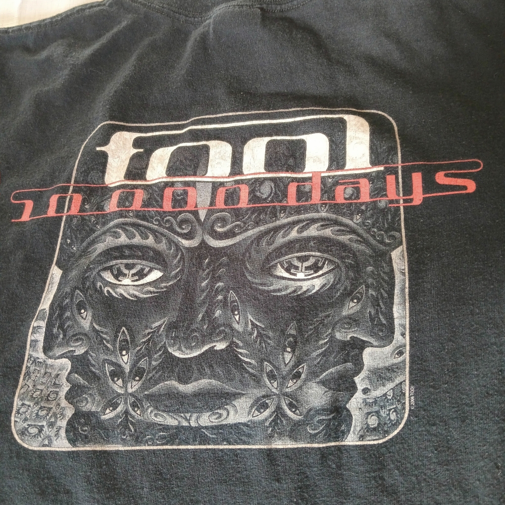 Tool Band 2000s Anvil Black T-Shirt 10,000 Days - Picture 4 of 4
